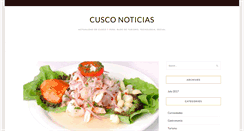 Desktop Screenshot of cusconoticias.com
