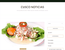 Tablet Screenshot of cusconoticias.com
